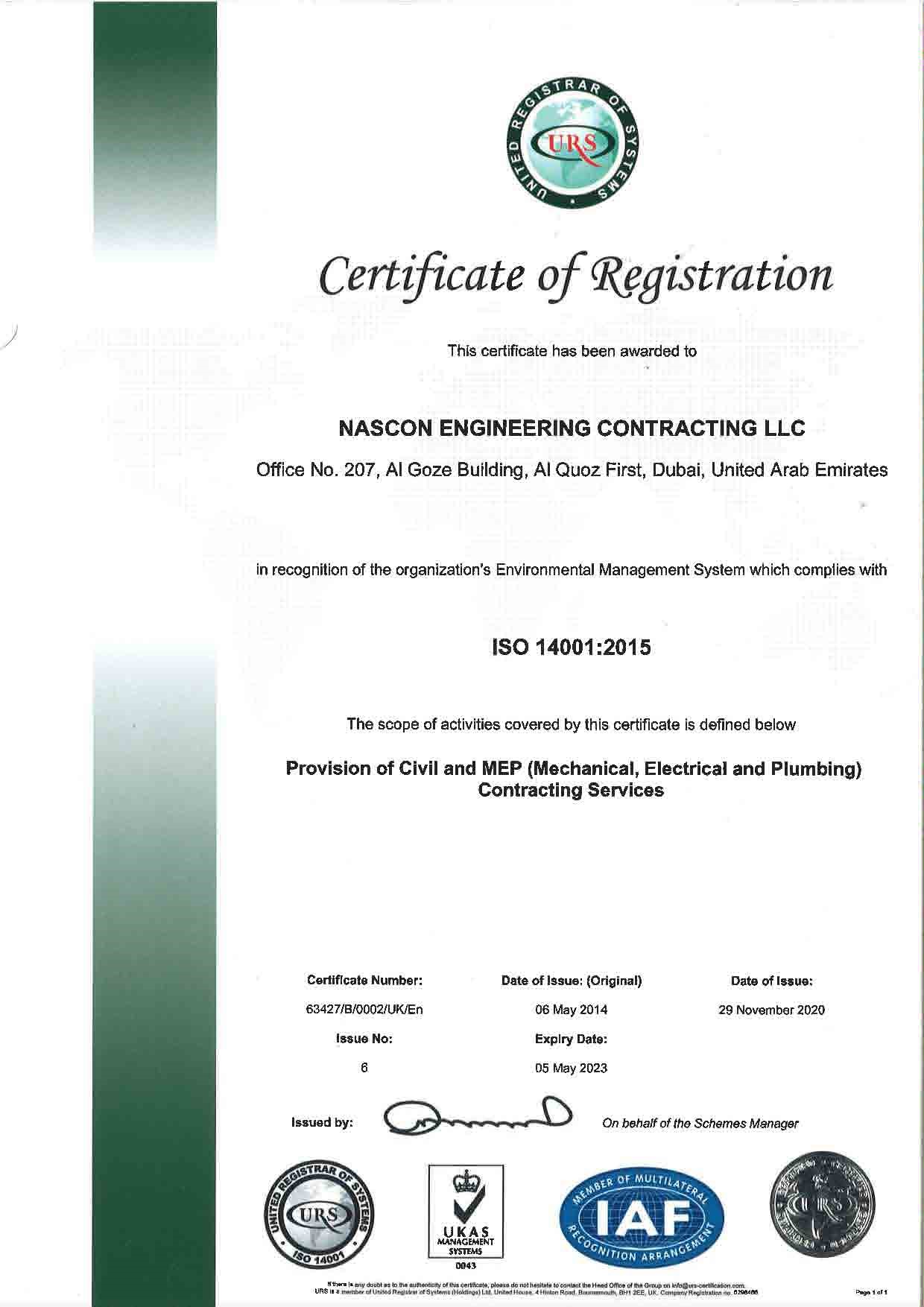 ISO 14001:2015